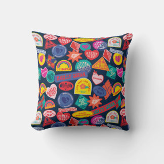 自殺隊 |ハーレークインバッジパターン クッション