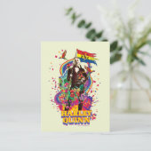 自殺隊 |ハーレークインフラワーズ&レインボー ポストカード (スタンド正面)