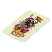 自殺隊 |ハーレークインフラワーズ&レインボー マグネット (左側)