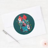 自殺隊 |ハーレークインフローラダイヤモンド ラウンドシール (封筒)