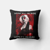 自殺隊 |ハーレークインレッドファーンポートレート クッション (裏面)