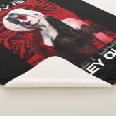 自殺隊 |ハーレークインレッドファーンポートレート シェルパブランケット (3/4)