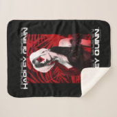 自殺隊 |ハーレークインレッドファーンポートレート シェルパブランケット (正面(横))