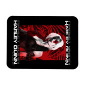 自殺隊 |ハーレークインレッドファーンポートレート マグネット (横)