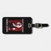 自殺隊 |ハーレークインレッドファーンポートレート ラゲッジタグ (正面横)