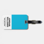 自殺隊|パンダ·パーベイアーズ·ロゴ ラゲッジタグ (裏面横)