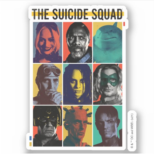 自殺隊 |レトログリッドとハーレークイン シール (正面)