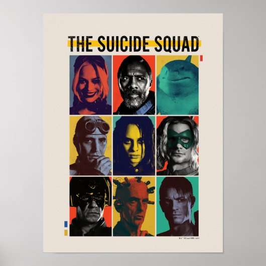 自殺隊 |レトログリッドとハーレークイン ポスター (正面)