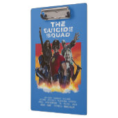 自殺隊 |レトロスタイルポスター クリップボード (左)