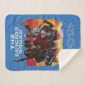 自殺隊 |レトロスタイルポスター シェルパブランケット (正面(横))
