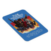 自殺隊 |レトロスタイルポスター マグネット (右側)