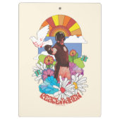 自殺隊 |花と太陽の光 クリップボード (裏面)