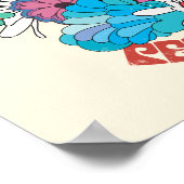 自殺隊 |花と太陽の光 ポスター (角)