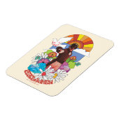 自殺隊 |花と太陽の光 マグネット (左側)