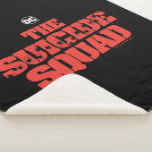 自殺隊 |赤と黒のロゴ シェルパブランケット (3/4)