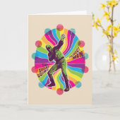 自殺隊 | Polka-Dot サイケデリック Man カード (黄色い花)