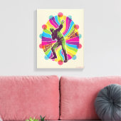 自殺隊 | Polka-Dot サイケデリック Man キャンバスプリント (インサイチュ (リビング))