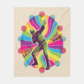 自殺隊 | Polka-Dot サイケデリック Man フリースブランケット (正面)