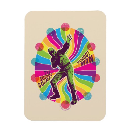 自殺隊 | Polka-Dot サイケデリック Man マグネット (縦)