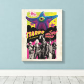 自殺隊 | Starro対The Sudie Squad キャンバスプリント (インサイチュ (ウッドフロア))