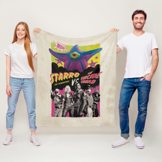 自殺隊 | Starro対The Sudie Squad フリースブランケット (インサイチュ)