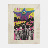 自殺隊 | Starro対The Sudie Squad フリースブランケット (正面)