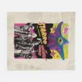 自殺隊 | Starro対The Sudie Squad フリースブランケット (正面(横))