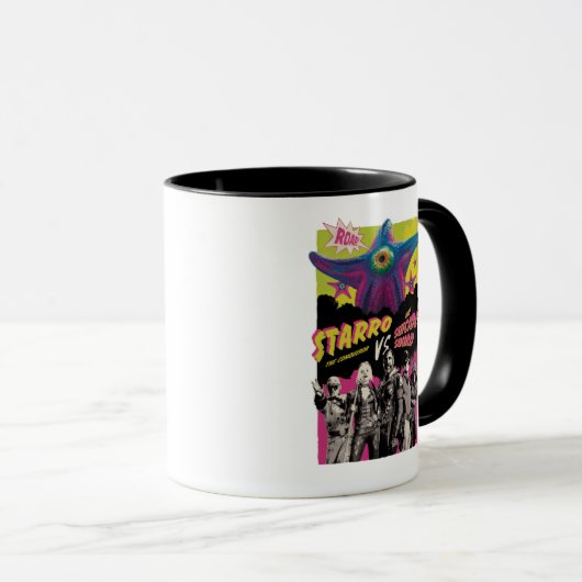 自殺隊 | Starro対The Sudie Squad マグカップ (正面右)