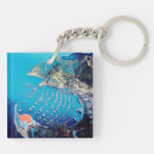 自民党サンタカタリナ島 – カリフォルニア州 – ハーバー キーホルダー (裏面)