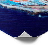 自民党サンタカタリナ島 – カリフォルニア州 – ハーバー ポスター (角)