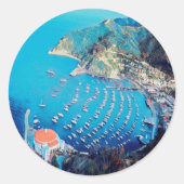 自民党サンタカタリナ島 – カリフォルニア州 – ハーバー ラウンドシール (正面)