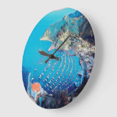 自民党サンタカタリナ島 – カリフォルニア州 – ハーバー ラージ壁時計 (傾斜)