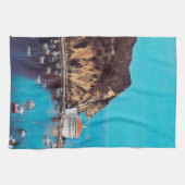 自民党サンタカタリナ島 – ハーバー –  キッチンタオル (横)