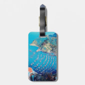 自民党サンタカタリーナ島 – カリフォルニア – 港 ラゲッジタグ (裏面縦)