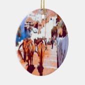 自民党サントリーニ-ドンキートレイル-フィラ- セラミックオーナメント (右)