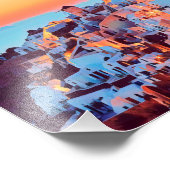 自民党サントリーニ – パノラマ – by nigth フォトプリント            (角)