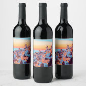 自民党サントリーニ – パノラマ – by nigth ワインラベル (ボトル)