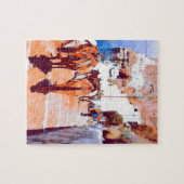 自民党サントリーニ – ロバのトレイル – フィラ – ジグソーパズル (横)