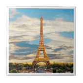 自民党ツアーエッフェル – パリ – ビュー –  タイル (正面)