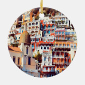 自民党ポジタノタウン-教会サンタマリアアスンタ- セラミックオーナメント (裏面)