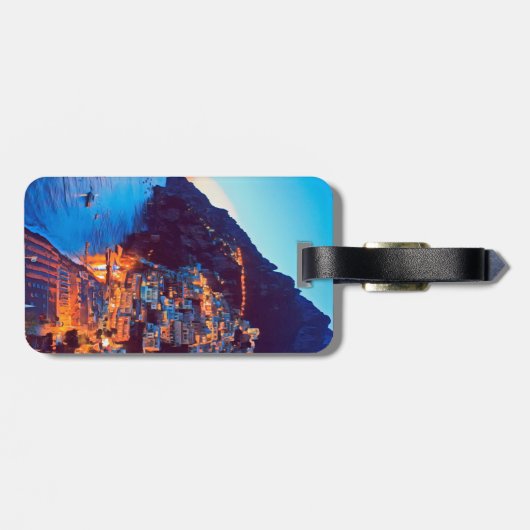 自民党ポジターノアマルフィコースト – サンセット撮影ホテル ラゲッジタグ (裏面横)