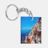 自民党ポジターノ – アマルフィ海岸 – パノラマ キーホルダー (正面左)