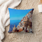 自民党ポジターノ – アマルフィ海岸 – パノラマ クッション (ブランケット)