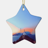 自民党ミコノス – アルメニア人 – 灯台 –  セラミックオーナメント (左)