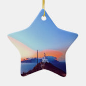 自民党ミコノス – アルメニア人 – 灯台 –  セラミックオーナメント (裏面)