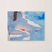 自民党ミコノス – 特徴的な教会 –  ジグソーパズル (横)