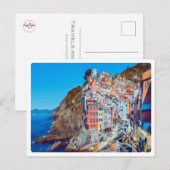自民党リオマッジョーレ – Cinque Terre - ポストカード (正面/裏面)