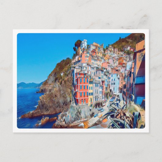 自民党リオマッジョーレ – Cinque Terre - ポストカード (正面)