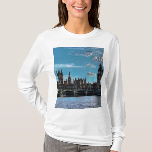 自民党ロンドン – WESTMINSTERビュー – Tシャツ (正面)