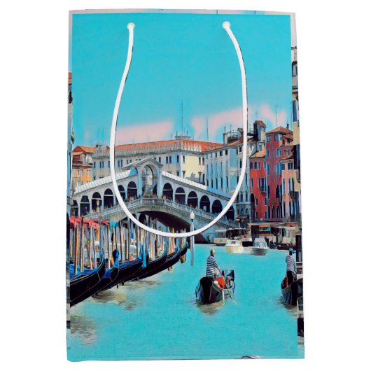 自民党ヴェネツィア – ゴンドラ – リアルト – ミディアムペーパーバッグ (正面)